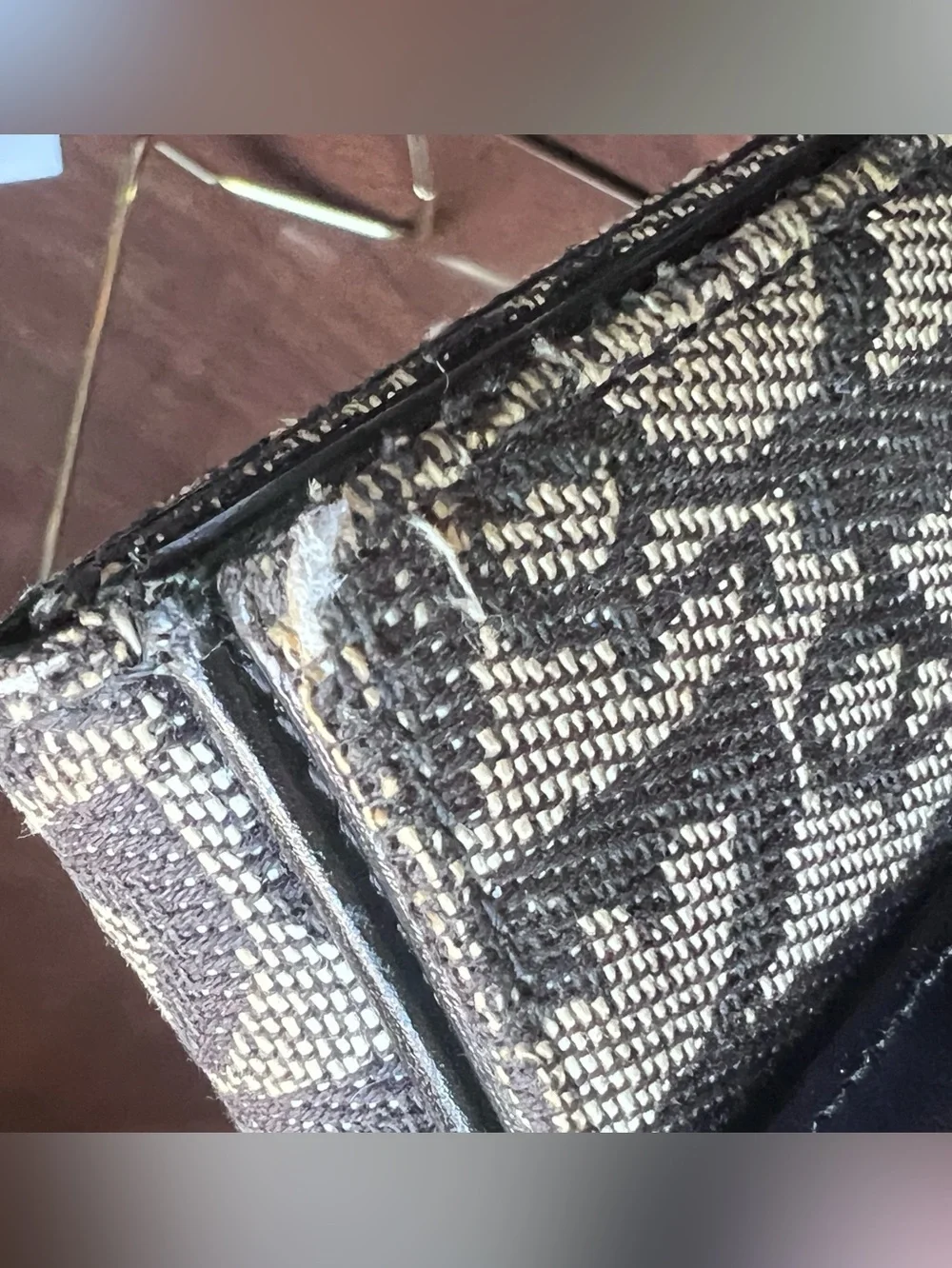 Dior Vintage Monogram Compact Wallet